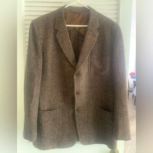Abercrombie & Fitch men’s brown tweed 3 button sport coat size 44R